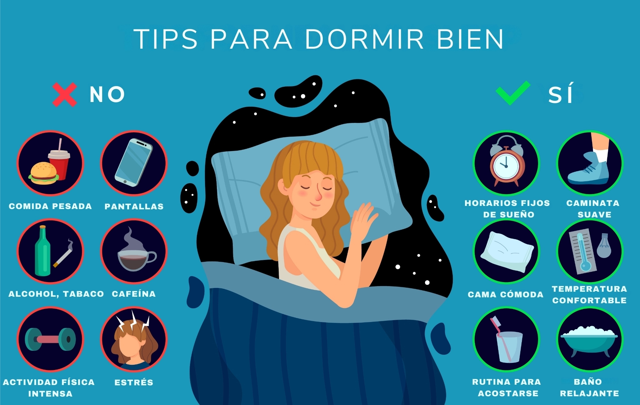 tips para dormir bien