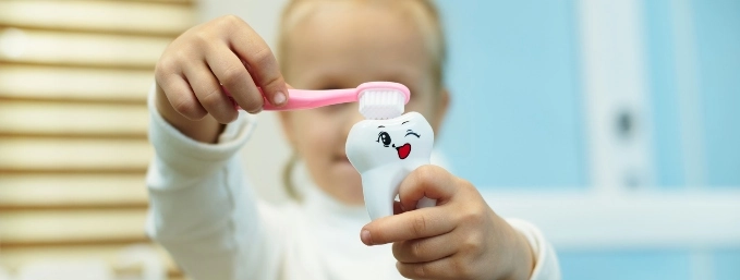 niños y cuidado dental