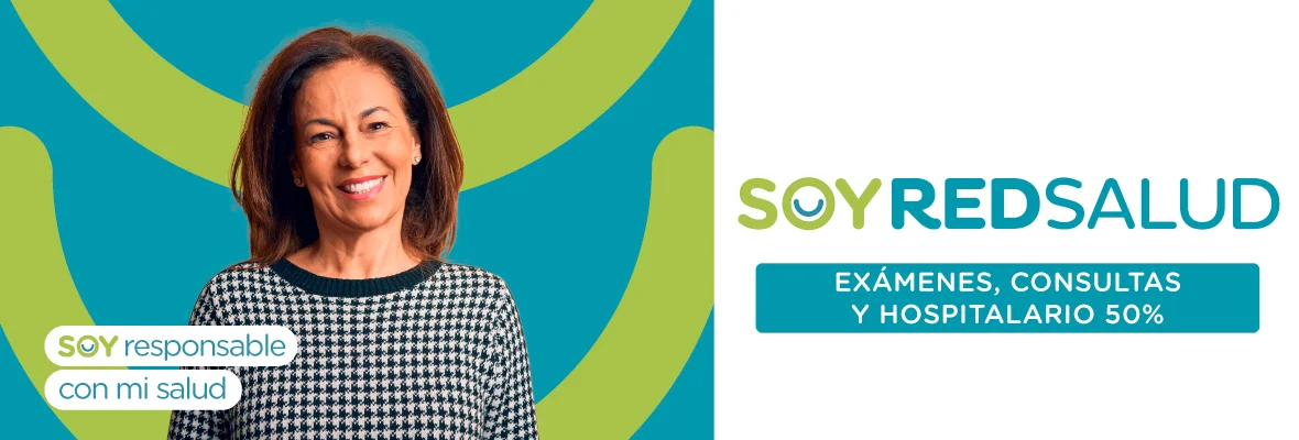 Soy RedSalud exámenes y consultas Hospitalario 50%