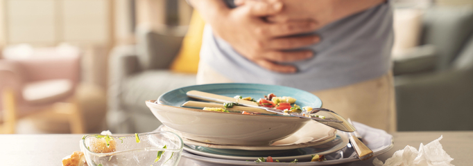 persona con intoxicación alimentaria