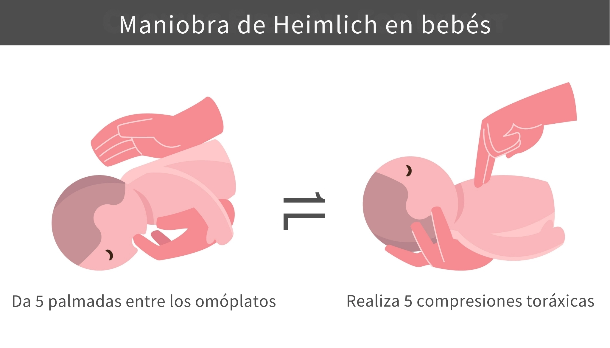 maniobra de heimlich en bebés