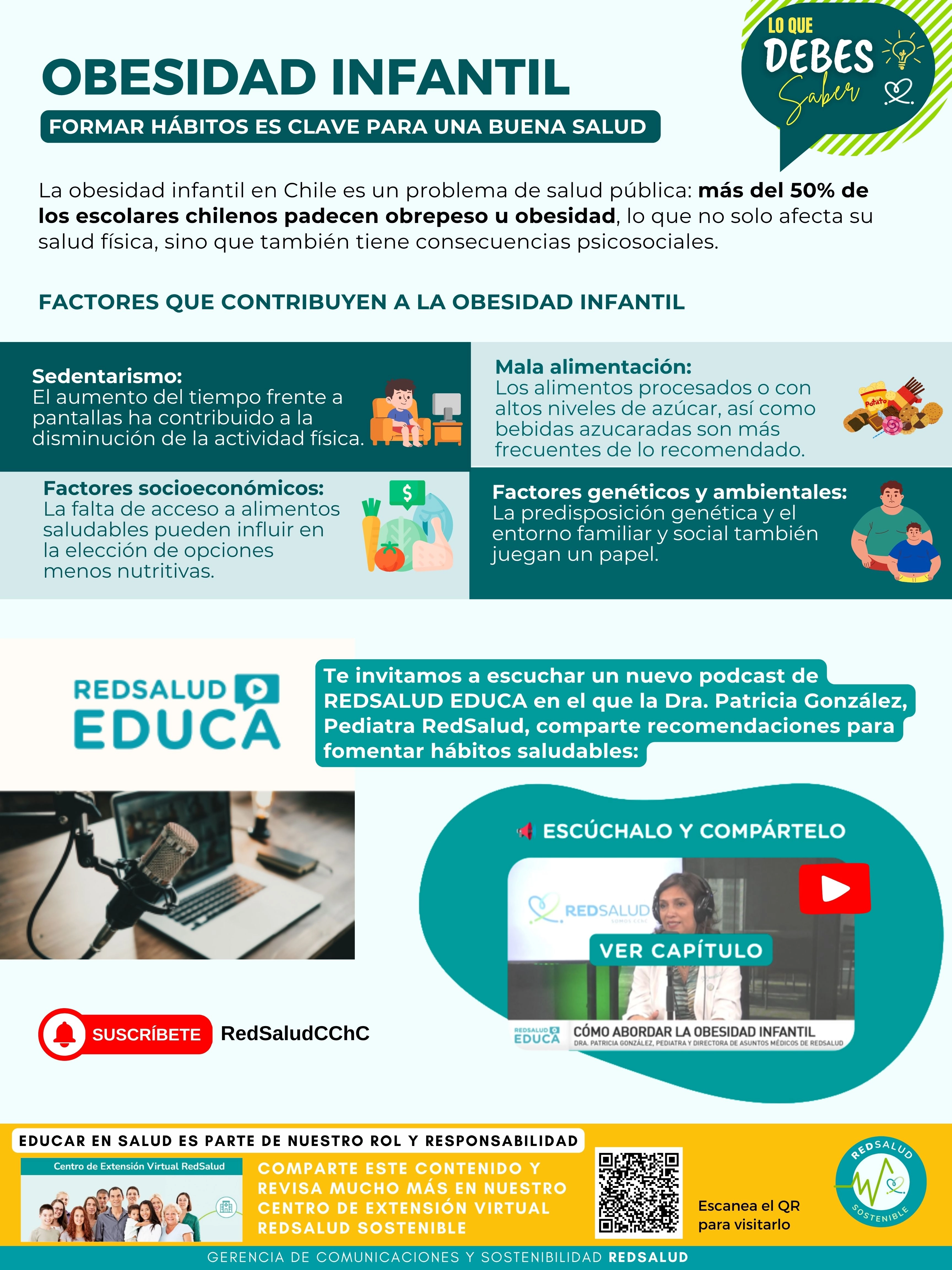 infografia obesidad infantil