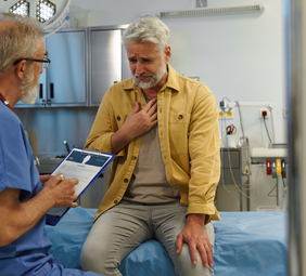 paciente con preinfarto en evaluación médica