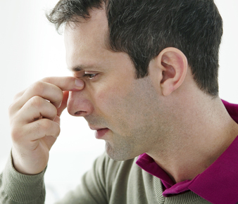persona con sinusitis