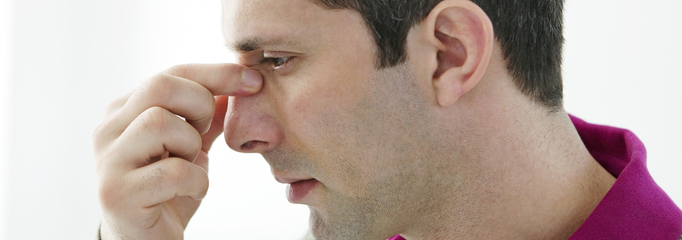 persona con sinusitis